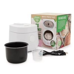GreenLife 4 Cup Rice and Grains Cooker Brand New in Box